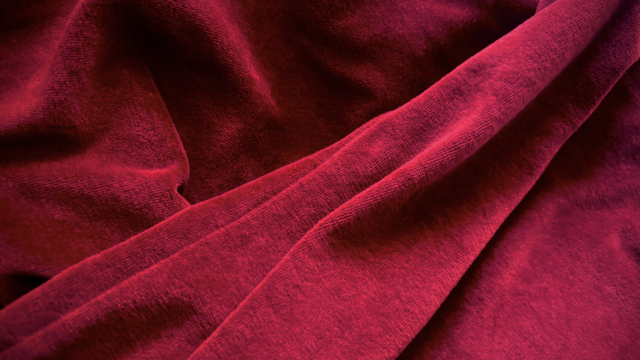 ボルドーのベロア生地